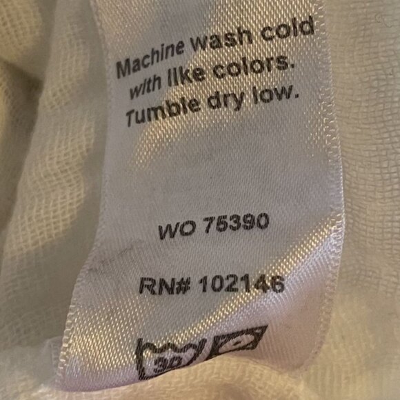 Michael Stars Womens White 100% Cotton V-Neck Sleeveless Summer Dress Size M - Picture 8 of 8